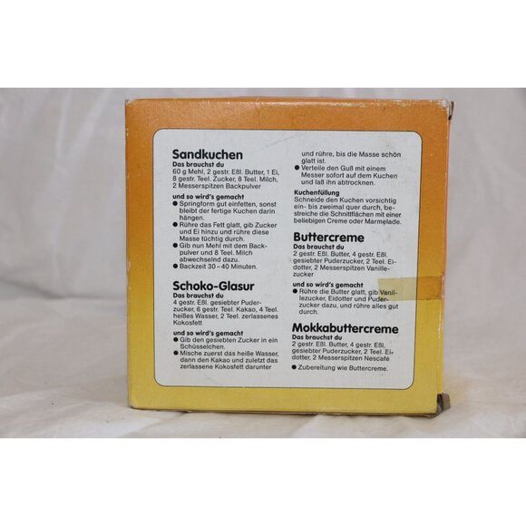 Vtg 1970's Mini Springform Pan Small Bundt Pan Das Back Paradies Mini Springform - Picture 2 of 7